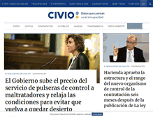 Tablet Screenshot of civio.es